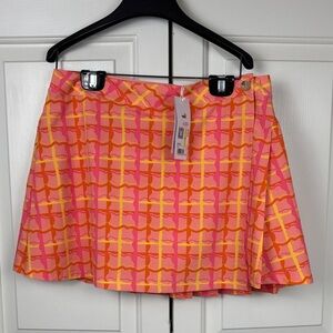 NWT Dani Dazey x Puma Pink and Orange Wrap Skirt - M